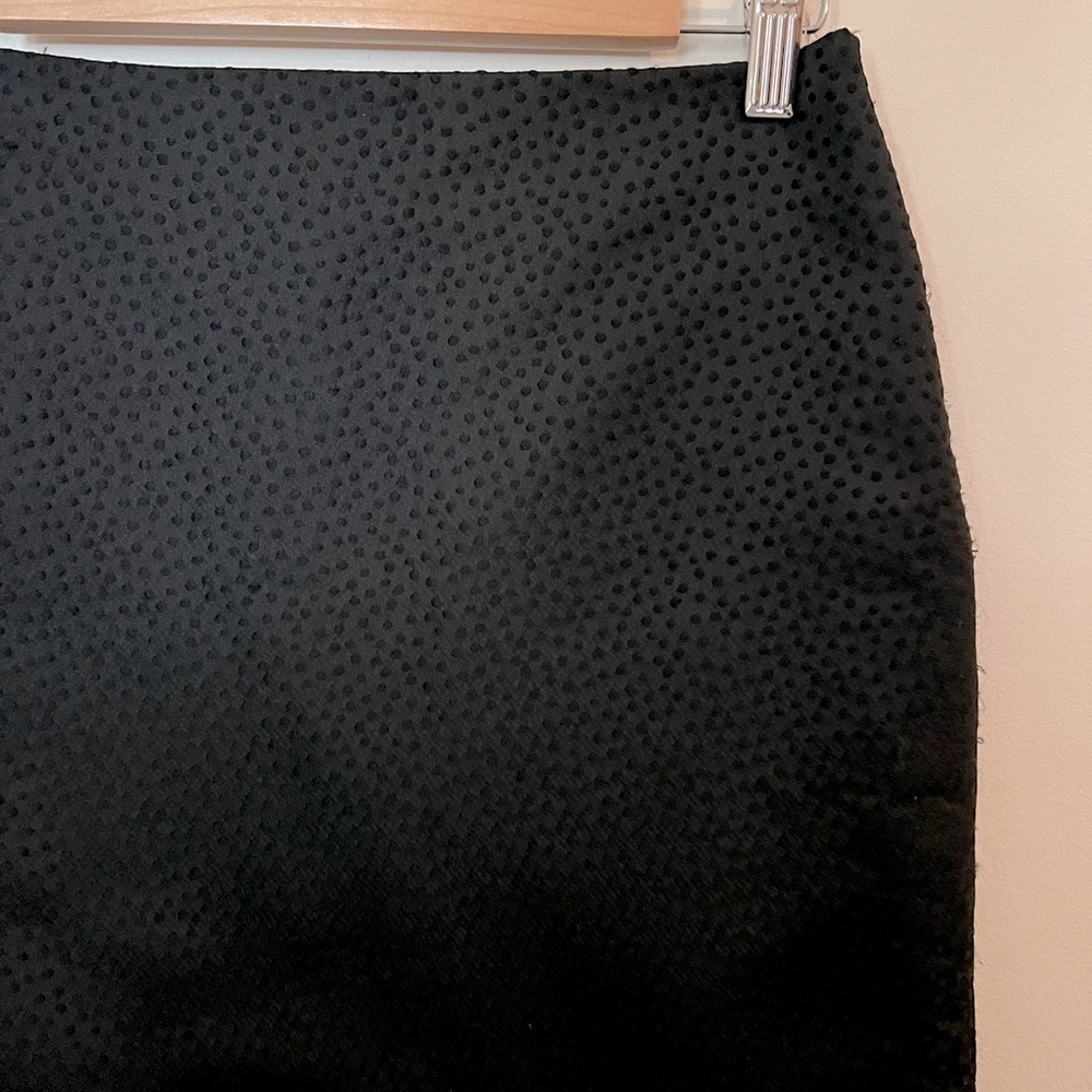 Barney’s New York Office Siren Old Money Quiet Luxury Satin Embroidered Skirt XS - Picture 3 of 4